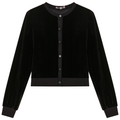 Slinky Velour Crop Cardigan