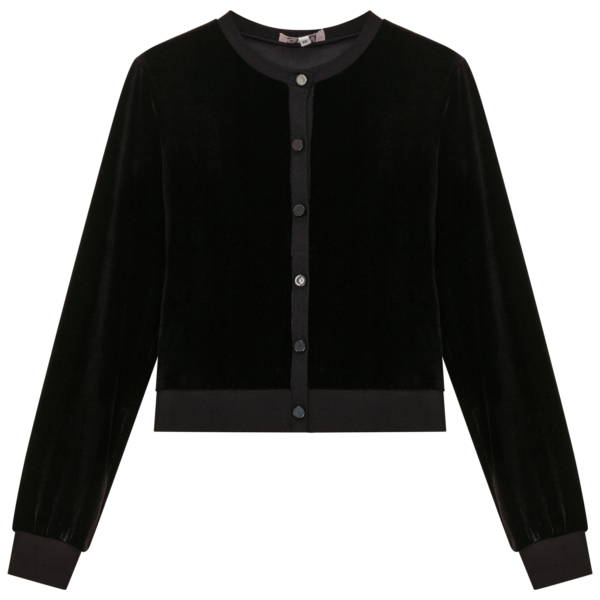 Slinky Velour Crop Cardigan