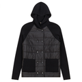 Double Breasted Quilted Knit Jacket