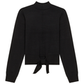 Mock Neck Tie Sweater