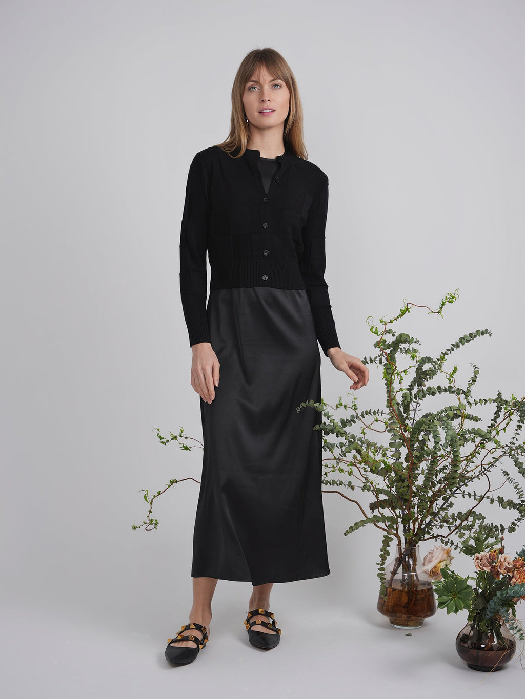 Satin Maxi Jumper