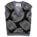 Printed Knit Sweater Vest