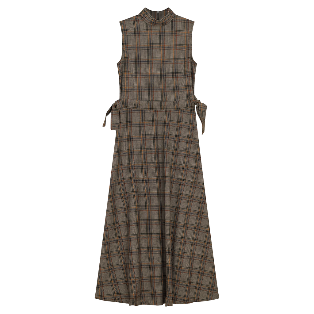 Plaid Belt Jumper