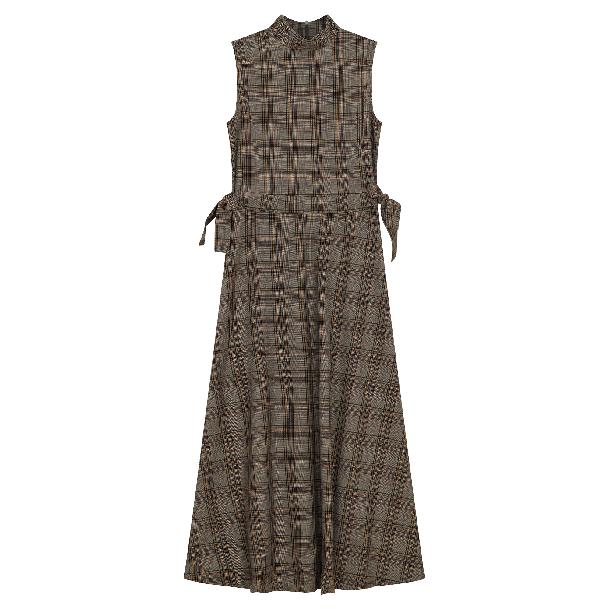 Plaid Belt Jumper