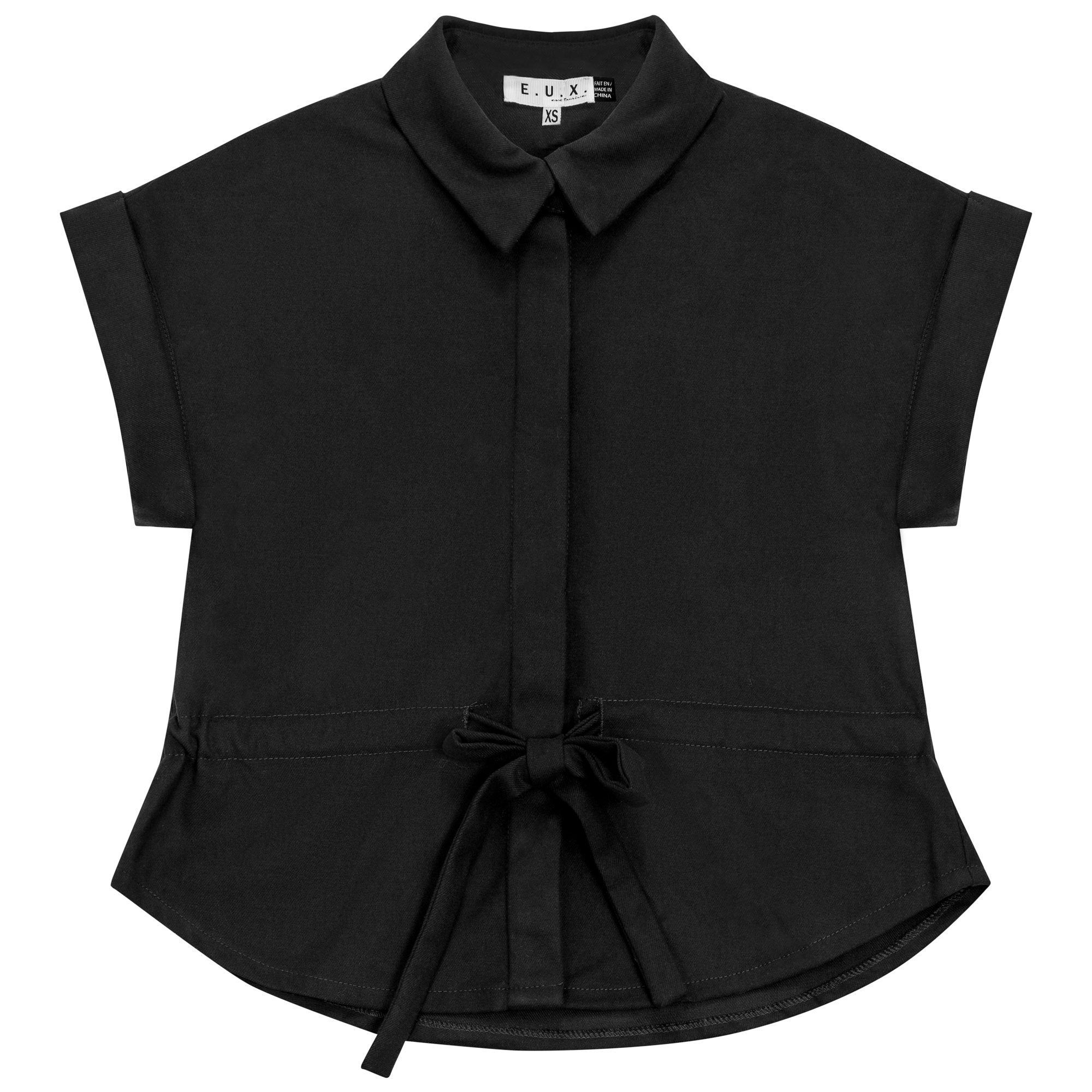 Wool Button Down Drawstring Vest