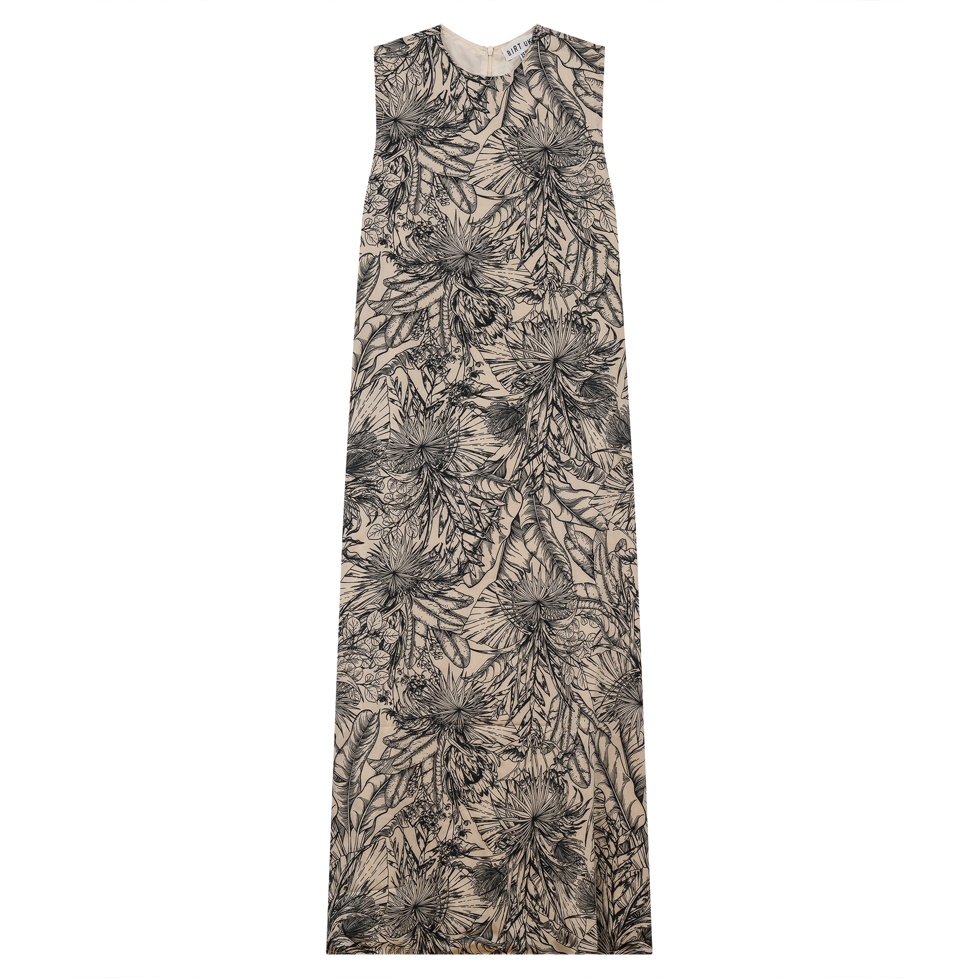 Printed Satin A Line Jumper