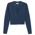Rib Knit Cropped Tie Bolero