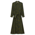 Midi Floral Shirt Dress