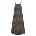 Printed Satin Maxi Jumper