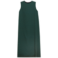 Printed Satin Maxi Jumper