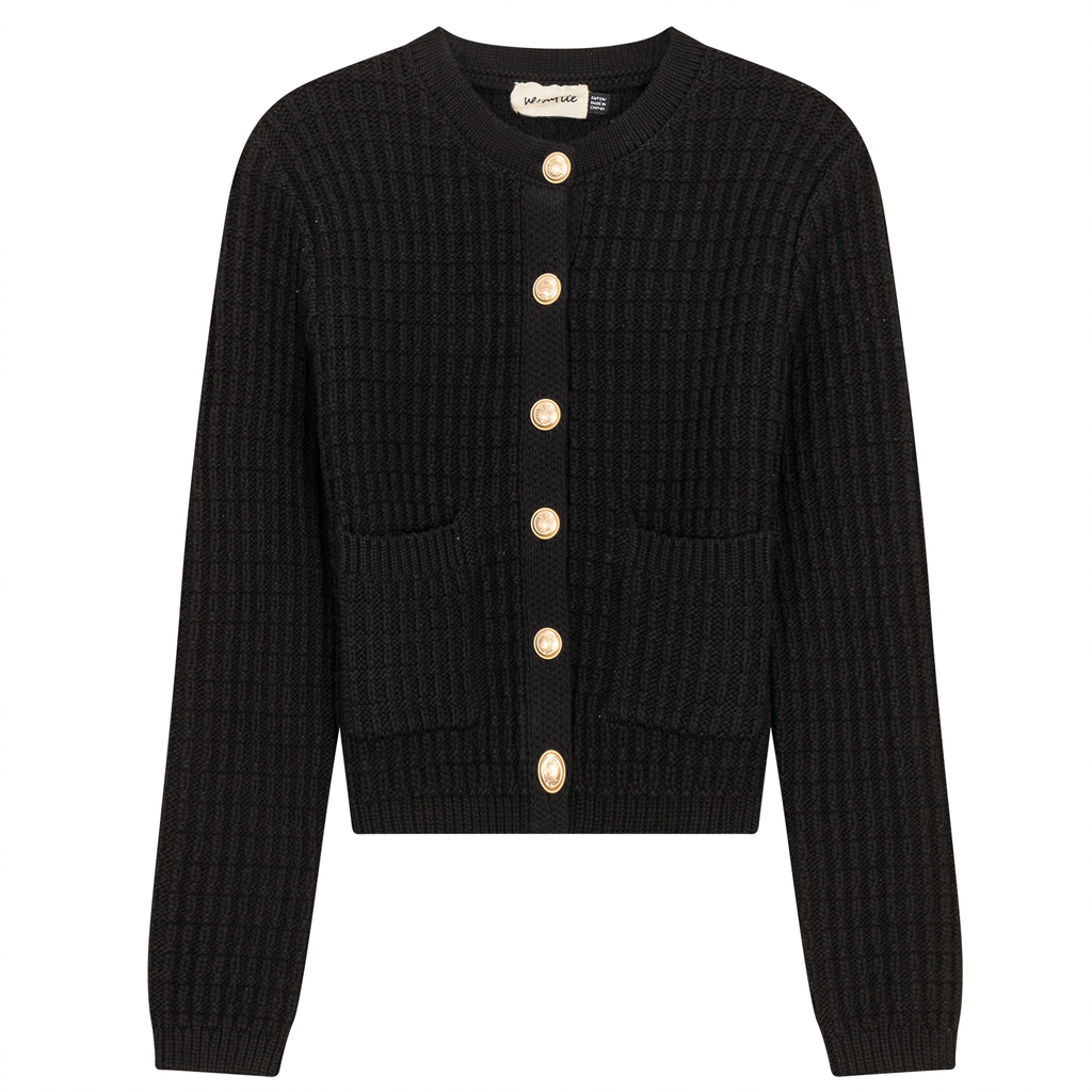Crochet Knit Short Cardigan
