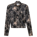 Flocked Velour Dolman Top