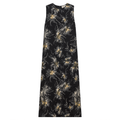 Printed Metalic Chiffon Jumper