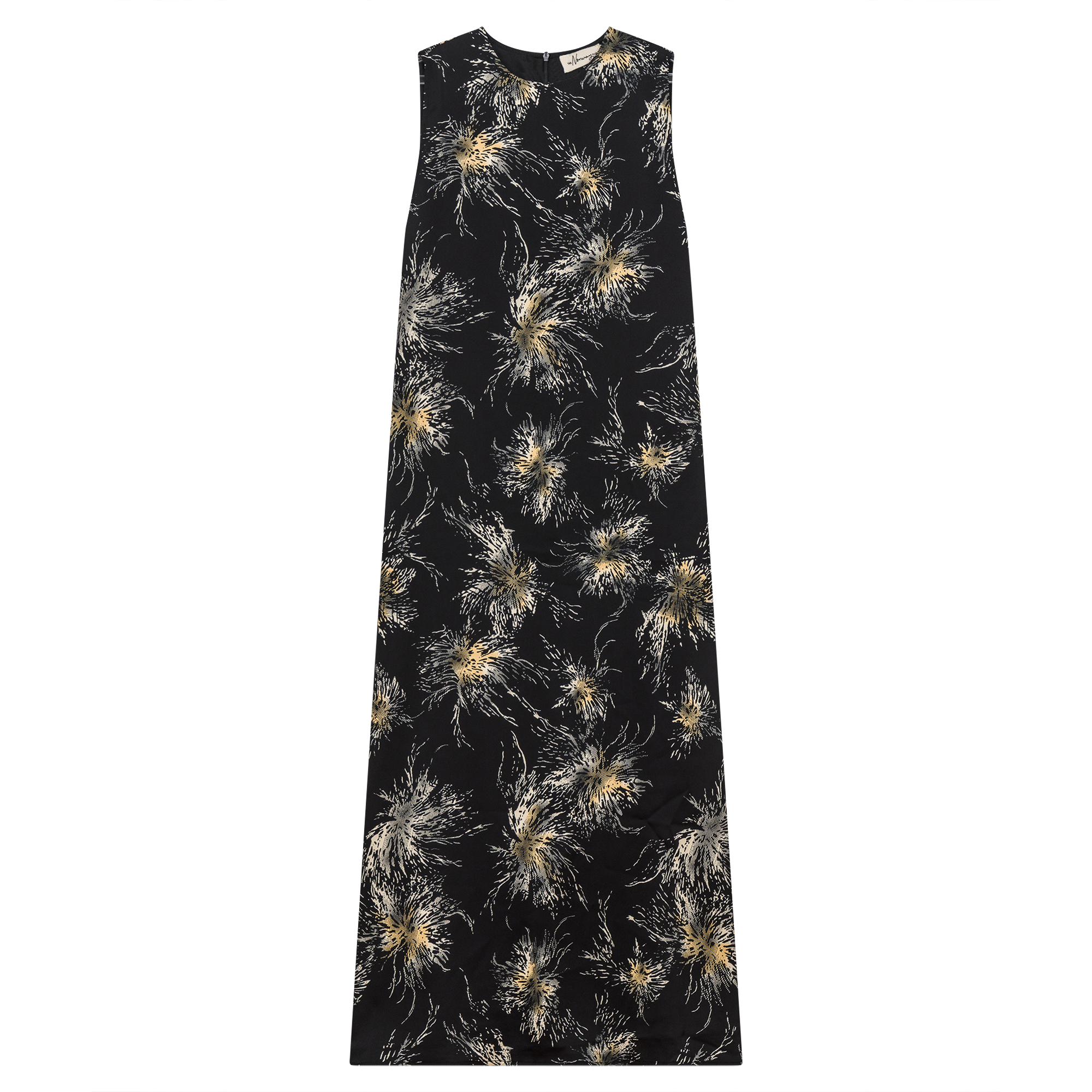 Printed Metalic Chiffon Jumper
