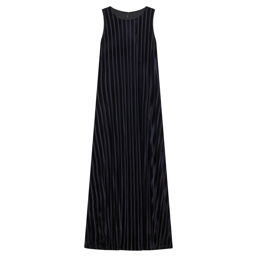 Maxi Striped Mesh Velour Combo Jumper