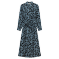 Midi Floral Shirt Dress
