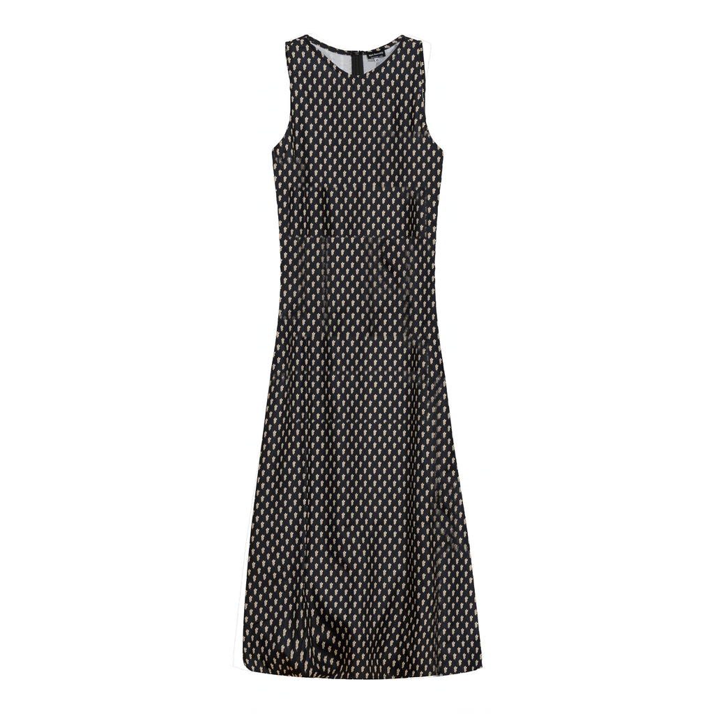 Printed Wooly Midi Jumper