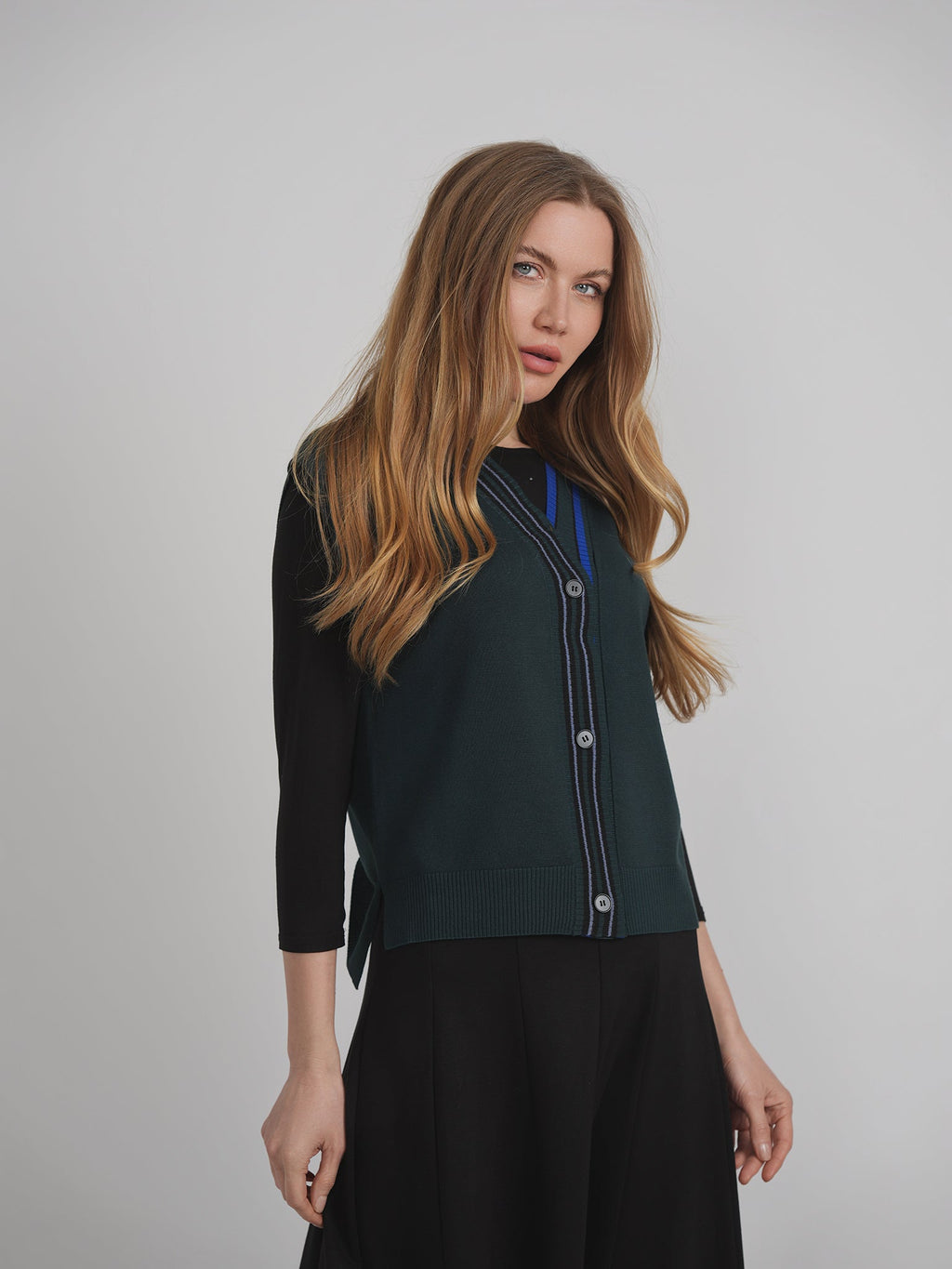 Knit Vest Cardigan