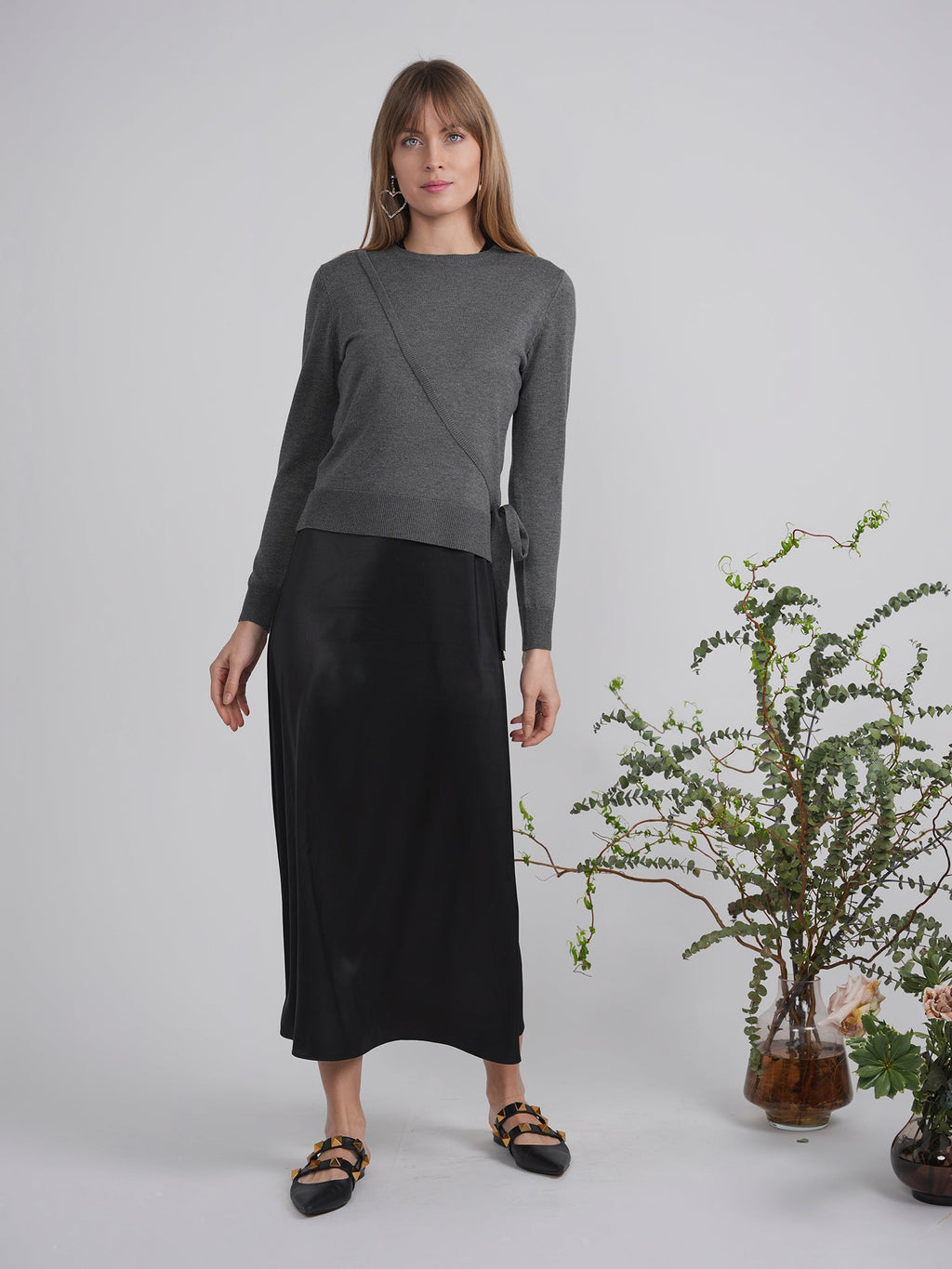 Fake Wrap Sweater