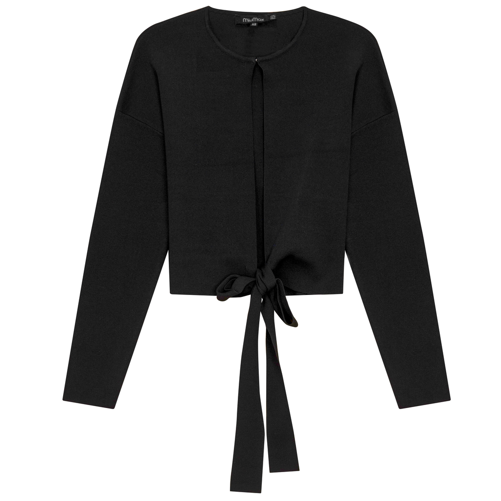 Knit Tie Bolero