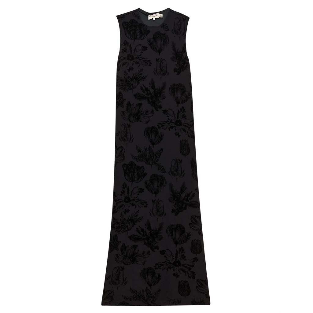 Flocked Velour Maxi Jumper