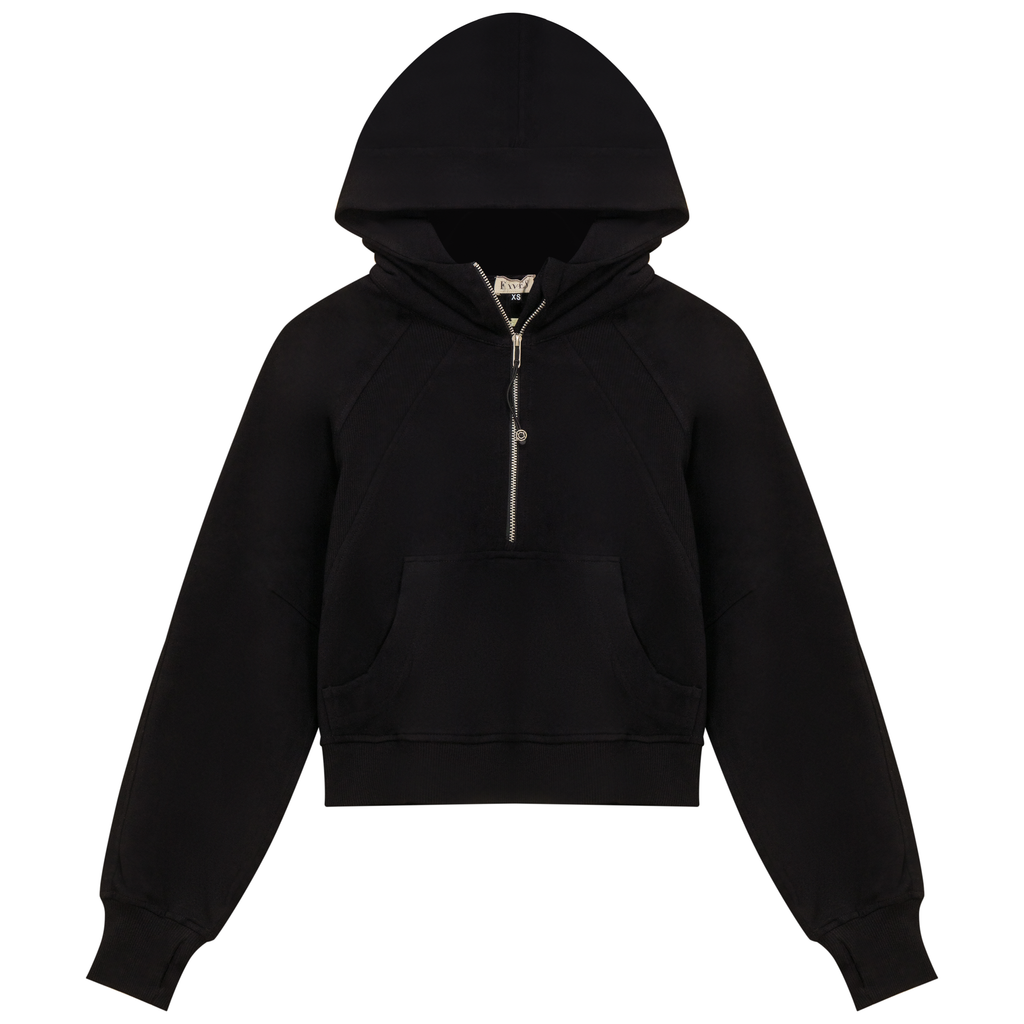 Cropped Zip Sweatshirt