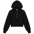 Cropped Zip Sweatshirt