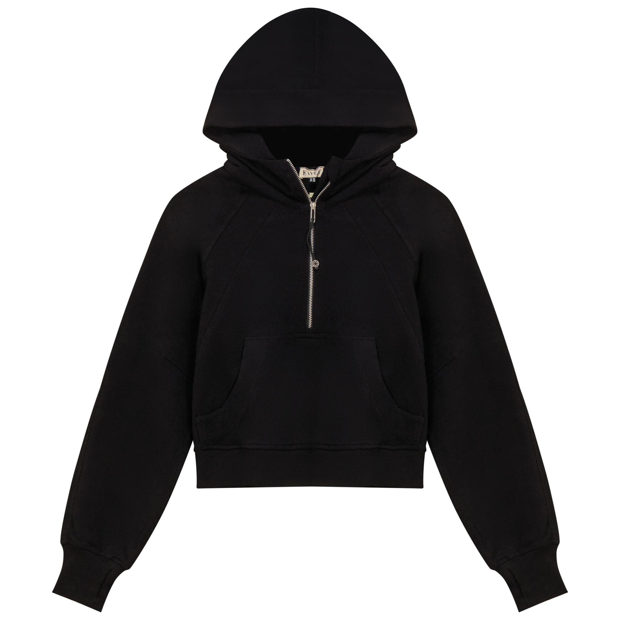 Cropped Zip Sweatshirt
