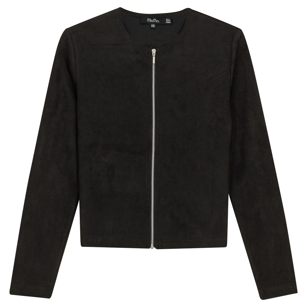 Suede Zip Jacket