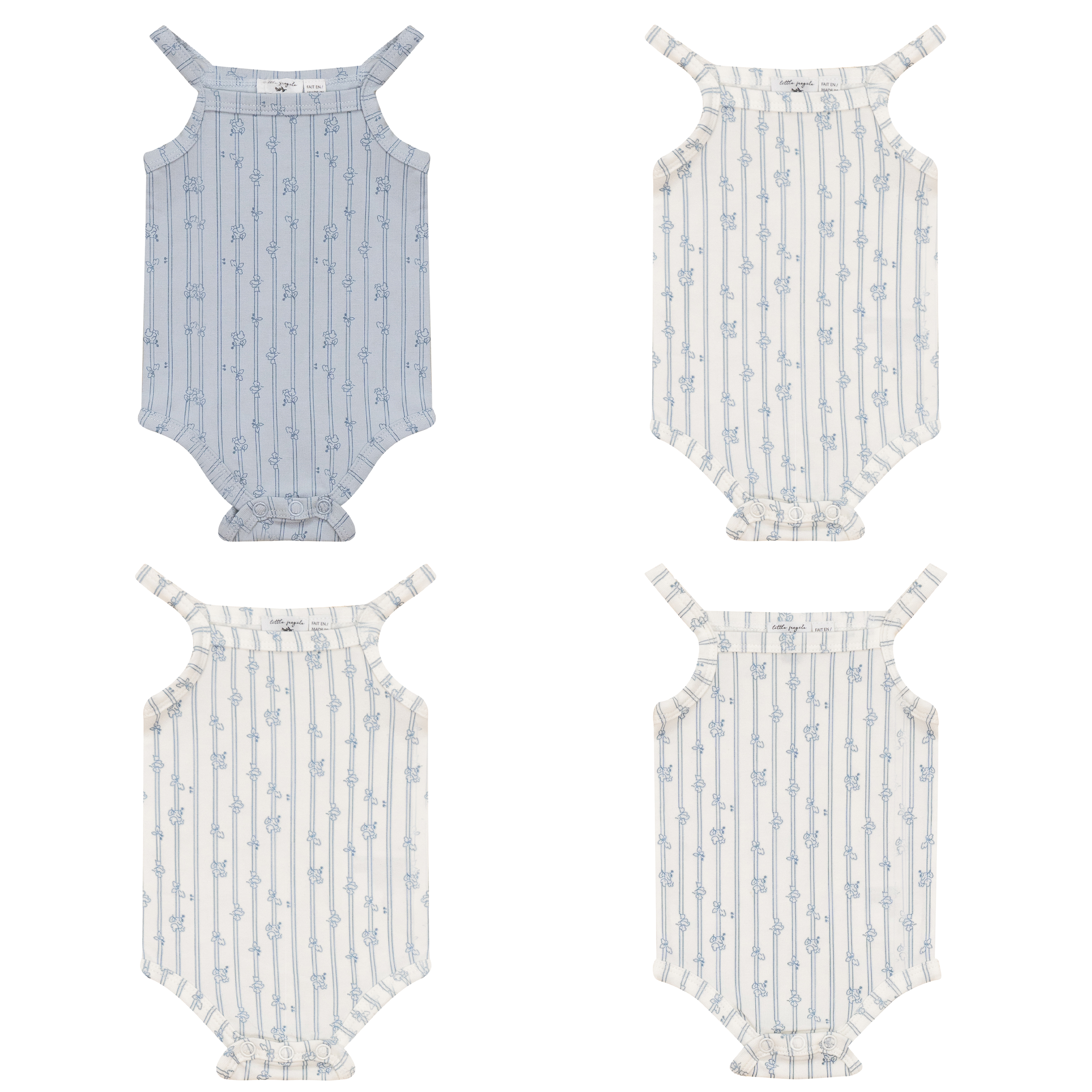 Soft Cotton Modal 3 Pack  Onesie Set