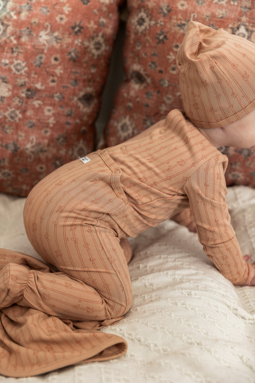 Soft Cotton Modal Onesie and Hat