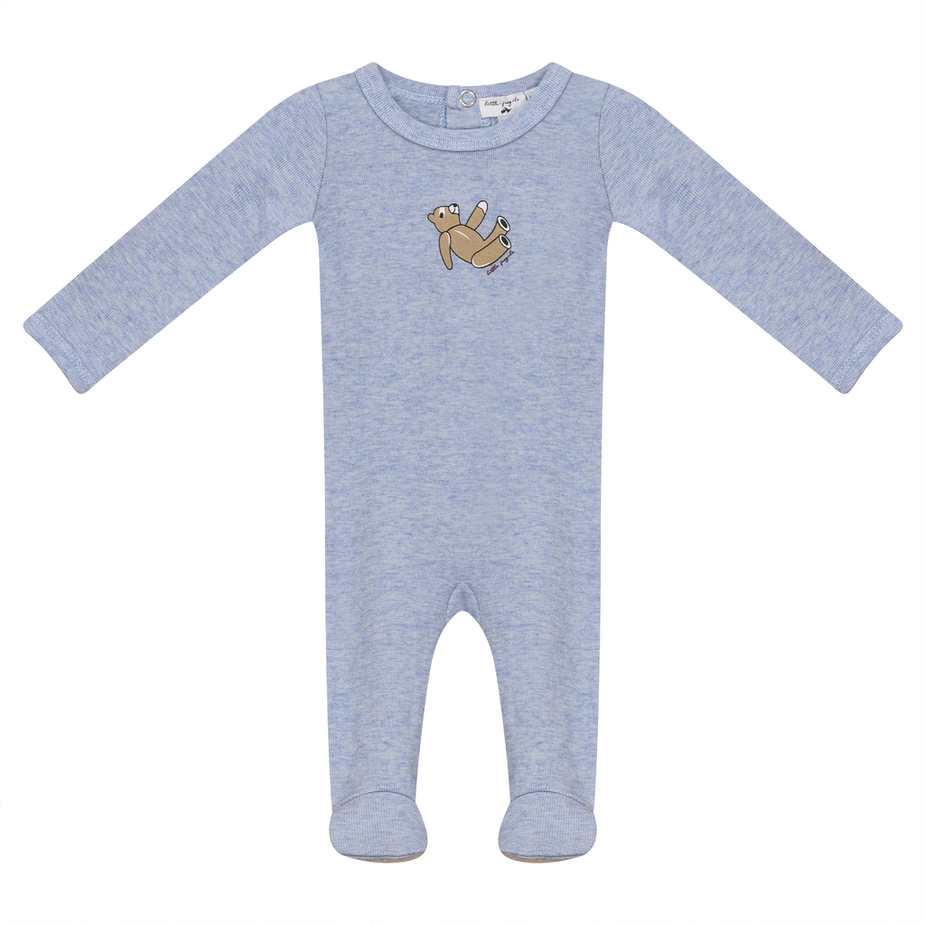 Bear Print Ribbed Onesie