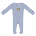 Bear Print Ribbed Onesie