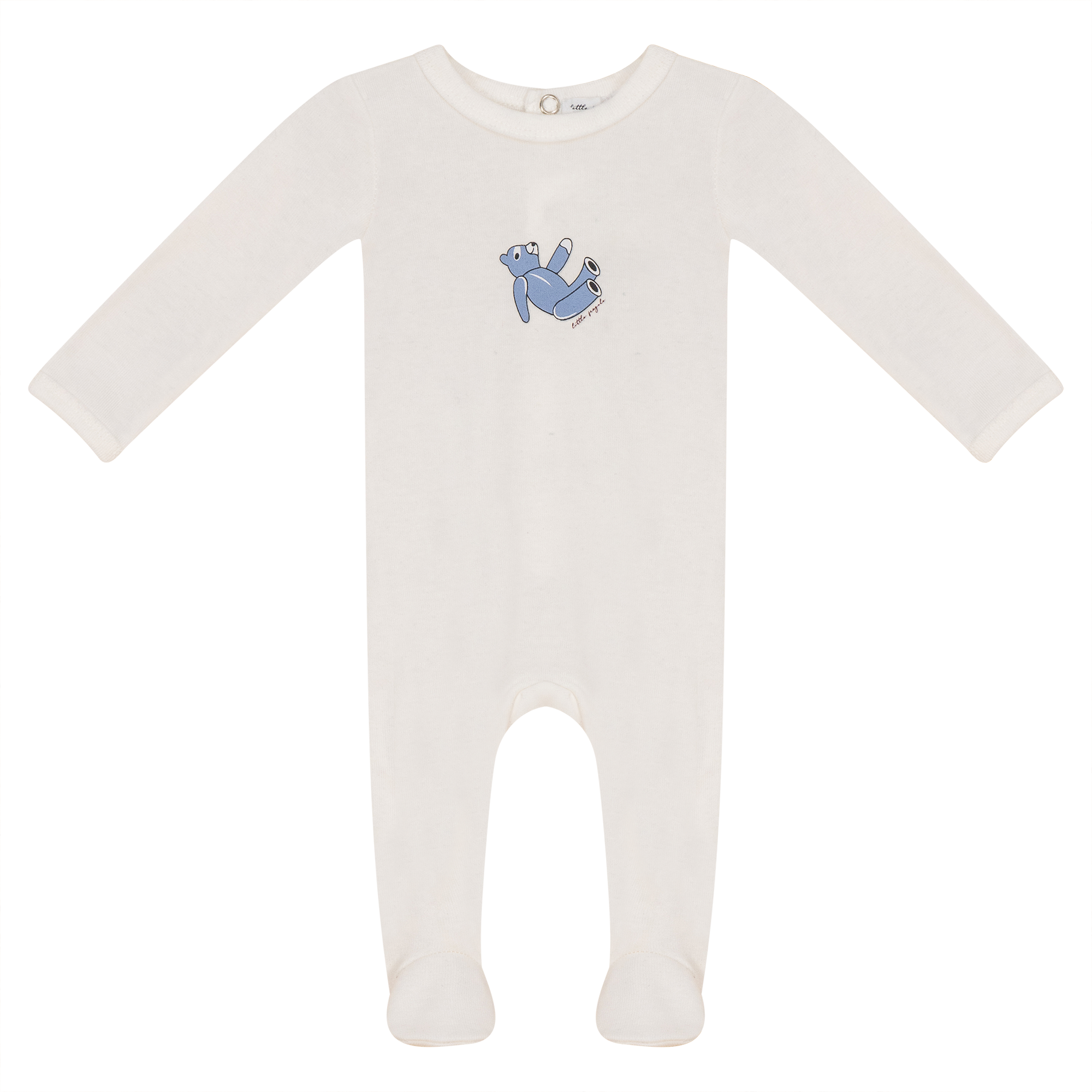 Bear Print Ribbed Onesie