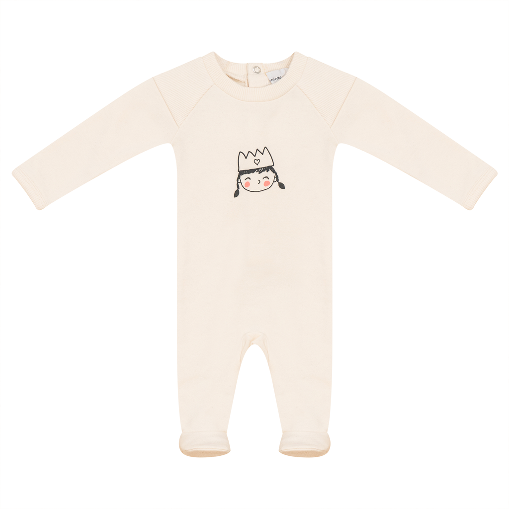 Crown Print Onesie