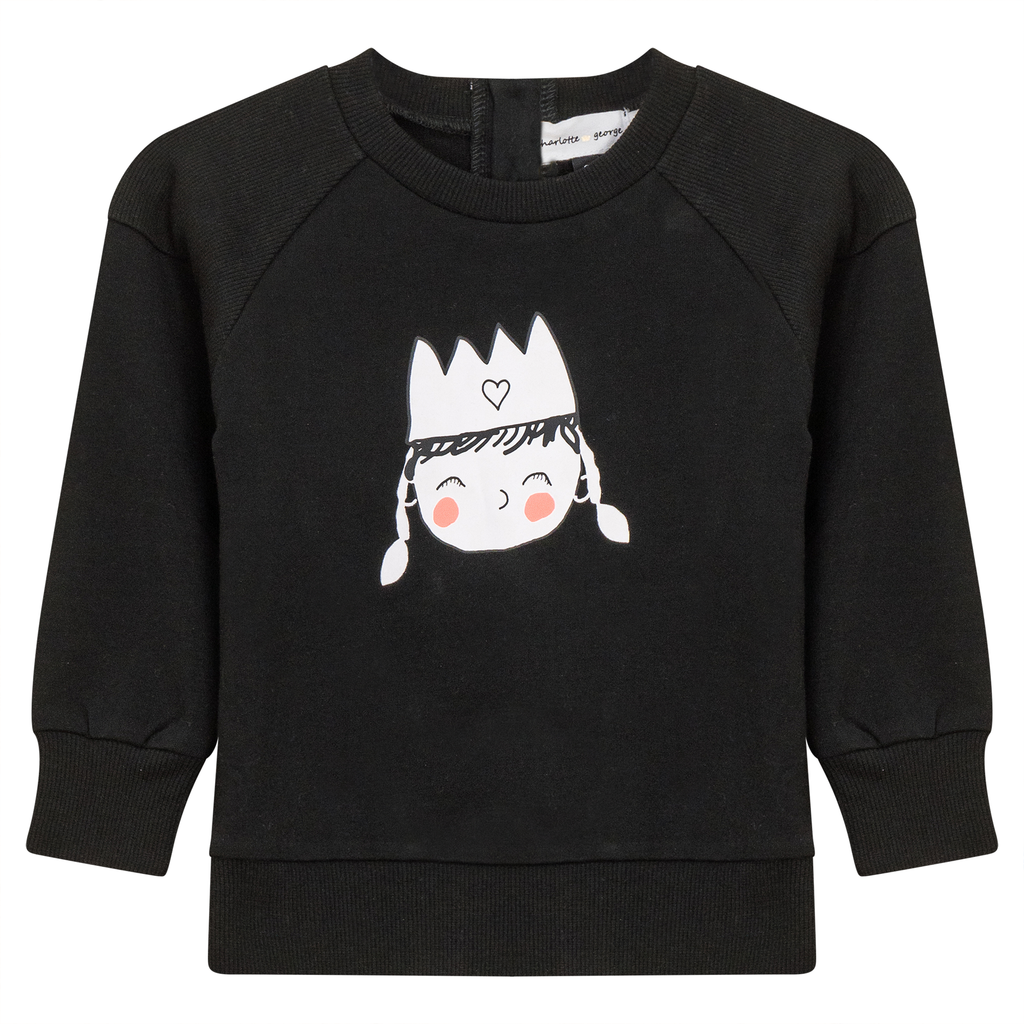 Crown Print Sweatshirt