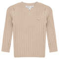 Textured Rib Knit V-Neck Sweater
