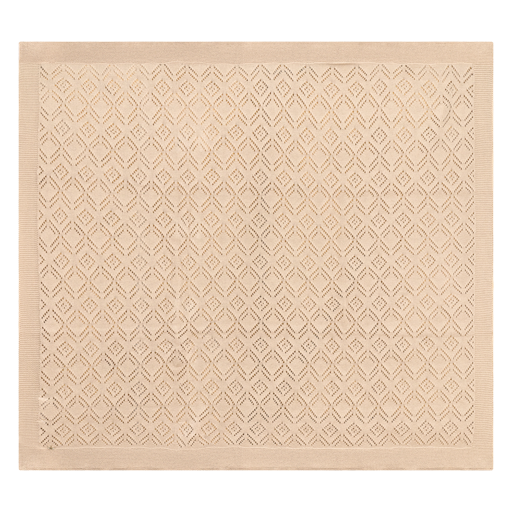 Pointelle Knit Blanket