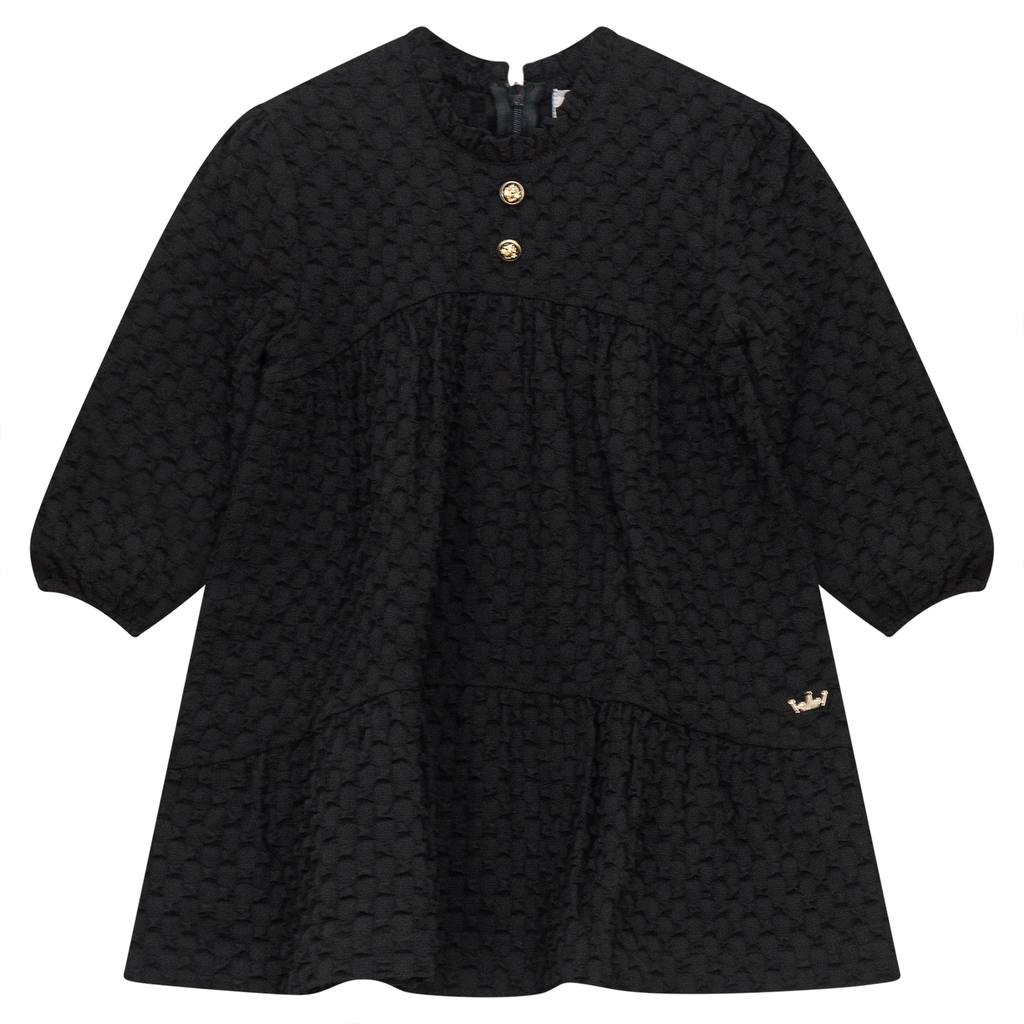 Puff Textured Woven Dress