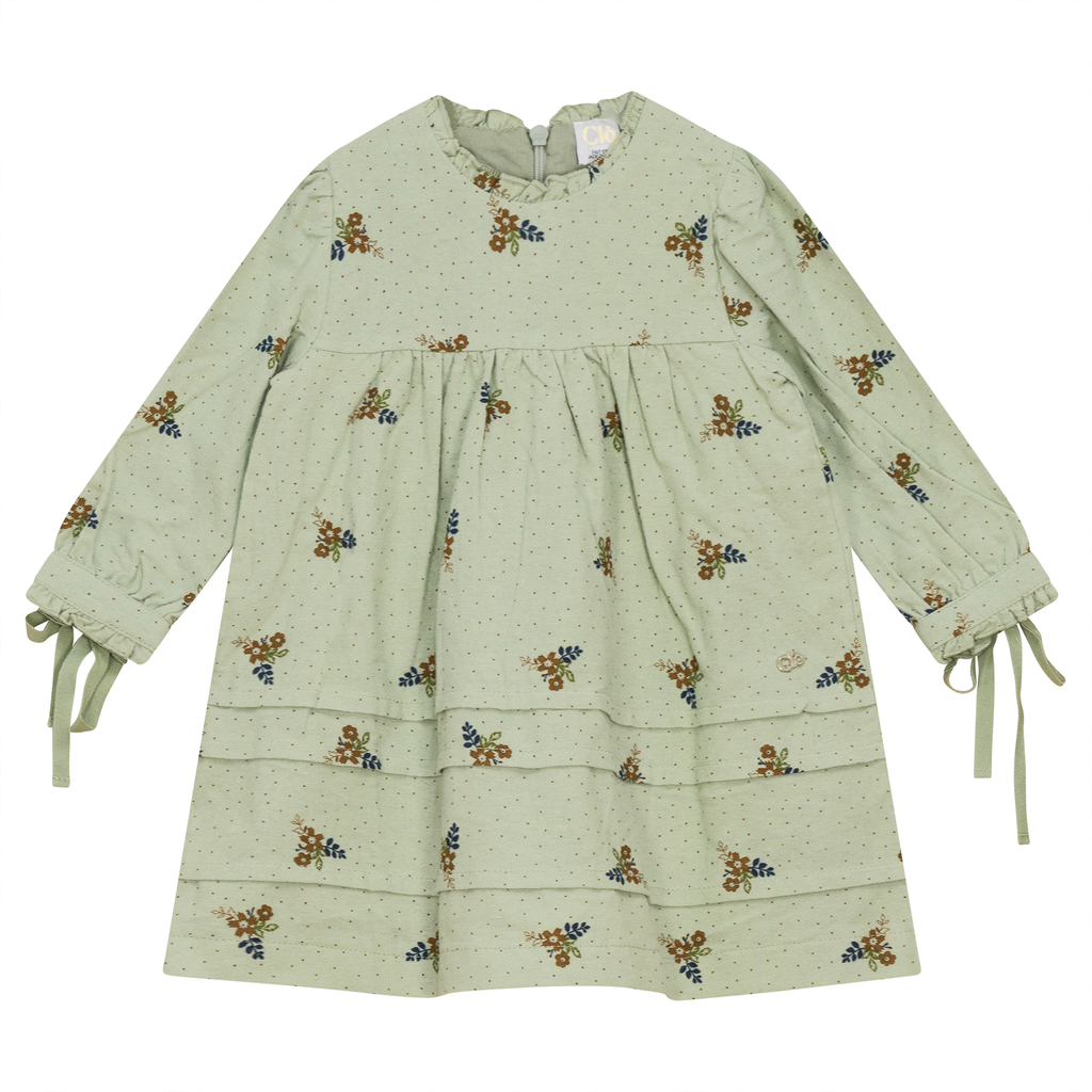 Woven Flannel Loose Dress