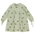 Woven Flannel Loose Dress