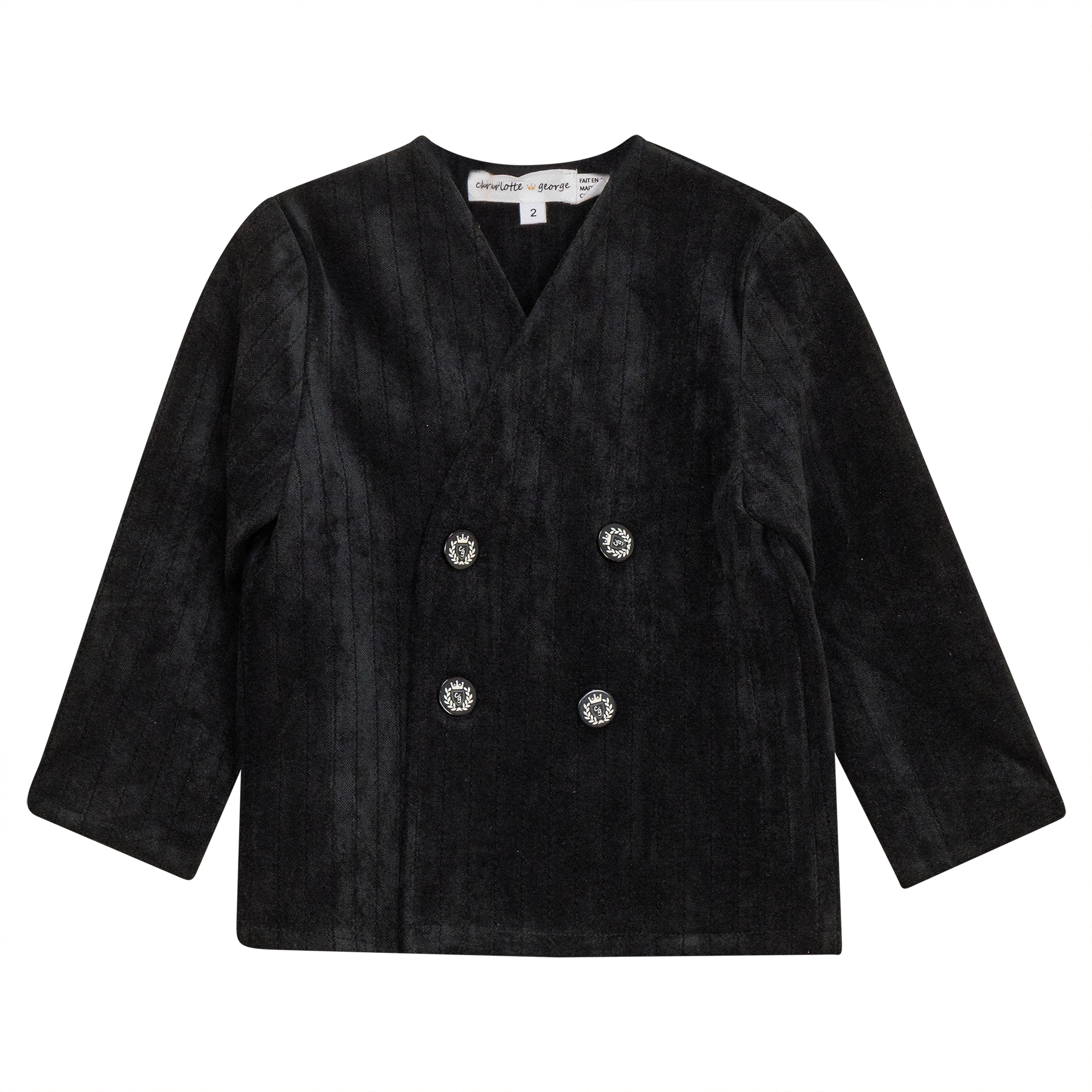 Striped Velour Jacket