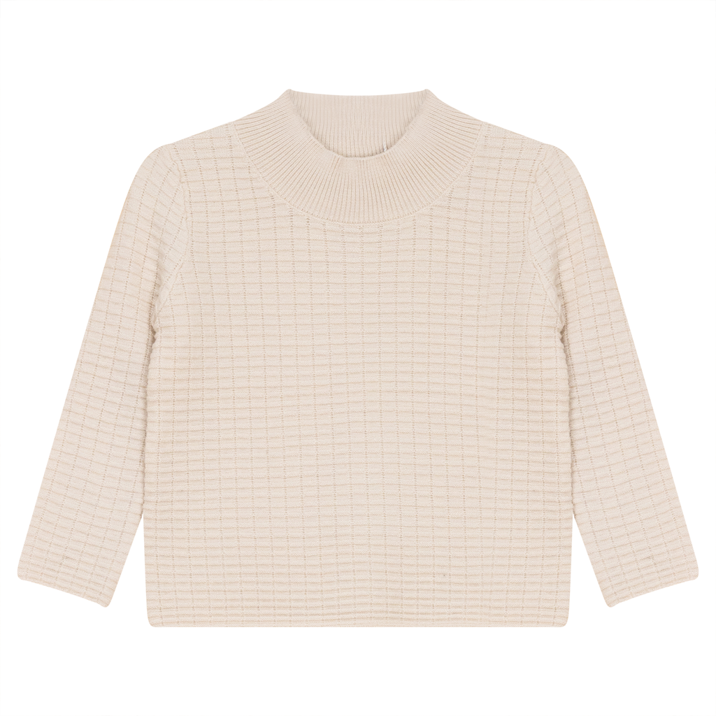Mock Neck Knitted Top
