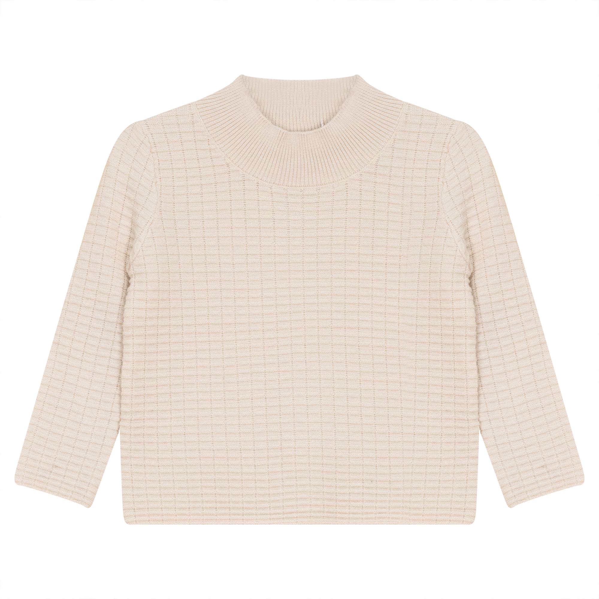 Mock Neck Knitted Top