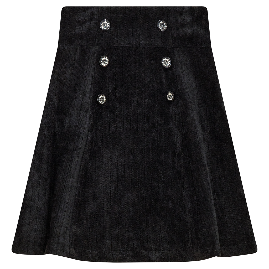 Stripe Velour Skirt