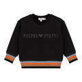 Striped Trim Sweatshirt