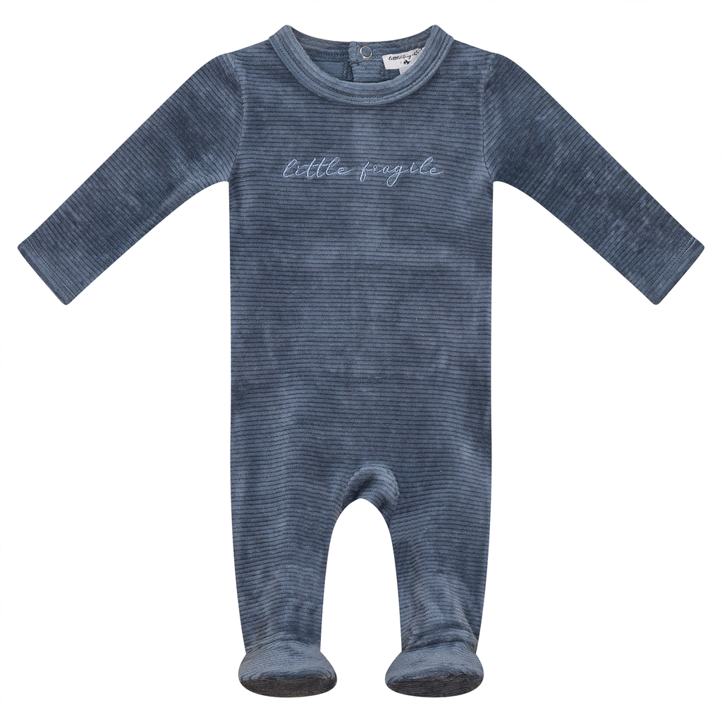 Velour Ribbed Onesie