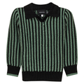 Stripe Textured Knit Sweater