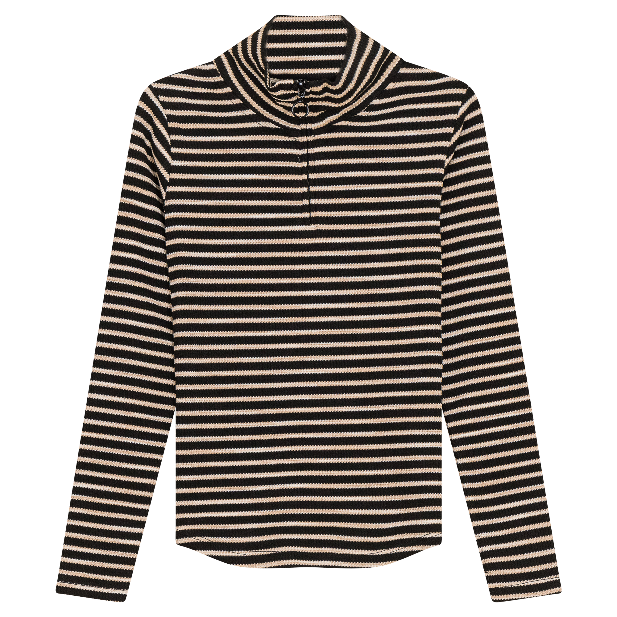 Stripe Waffle Knit Top