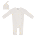 Umbrella Print Onesie with Hat